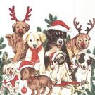 ihr-christmas-lunch-napkins-dog-mas - IHR Christmas Lunch Napkins Dog-mas