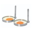 kitchencraft-2pc-egg-rings-stainless-steel - KitchenCraft Set of 2 Stainless Steel Eggs Rings