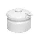 porcelain-lidded-pot-with-spoon-sugar-jam - Porcelain Lidded Sugar Jam Pot with Spoon