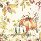ihr-autumn-lunch-napkin-pumpkin-love-cream - IHR Lunch Napkins Pumpkin Love Cream