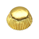 pme-30-gold-metallic-foil-cupcake-cases - PME 30 Metallic Gold Foil Baking Cases