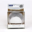 pme-30-silver-metallic-cupcake-cases - PME 30 Metallic Silver Baking Cases