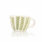 Siip-Espresso-Cup-Vertical-Floral-Green - Siip Espresso Cup-Vertical Floral Green