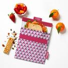 roll-eat-reusable-snack-bag-snackngo-tiles-pink - Roll'eat Snack'n'Go Reusable Snack Bag Tiles Pink