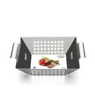 weis-stainless-steel-bbq-grilling-basket-21cm - Stainless Steel Grill Basket Tray 21cm
