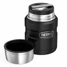 thermos-stainless-king-470ml-food-flask-black - Thermos Stainless King Food Flask 470ml Black