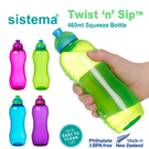 sistema-twist-n-sip-squeeze-bottle-460ml - Sistema Twist 'n' Sip 460ml Squeeze Bottle