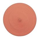 walton-ribbed-round-placemat-Terracotta - Walton & Co Circular Ribbed Placemat Terracotta