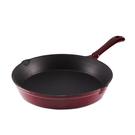barbary-oak-fry-pan-26-cm-round-red-cast-iron - Barbary & Oak Foundry 26cm Round Cast Iron Fry Pan-Red