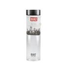 built-tiempo-glass-insulated-glass-water-bottle-450ml-charcoal - Built Tiempo Glass Water Bottle 450ml-Charcoal