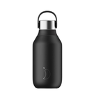 chillys-s2-350ml-abyss-black-bottle - Chilly's Series 2 Water Bottle 350ml Black Abyss