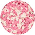 funcakes-hearts-pink-white-60g - FunCakes Hearts Pink-White 60 g