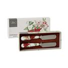 ihr-box-butter-knives-christmas-white-florals - IHR Box Butter Knives Christmas White Florals