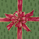 ihr-christmas-bow-greenred-lunch-napkins - IHR Christmas Lunch Napkins Bow Green Red