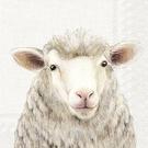 ihr-farm-sheep-cream-lunch-napkins - IHR Lunch Napkins Farm Sheep Cream