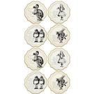 truly-alice-medium-plate-pk-12 - Truly Alice Mad Hatter Paper Party Plates 12 pk