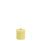 uyuni-led-melted-candle-5x4-5cm-wyellow-smooth - Uyuni Lighting Led Melted Pillar Candle Wheat Yellow Smooth 5x4.5cm