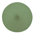 walton-olive-placemat-ribbed-35cm - Walton & Co Circular Ribbed Placemat Olive