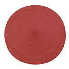 walton-merlot-placemat-ribbed-35cm - Walton & Co Circular Ribbed Placemat Pink Merlot