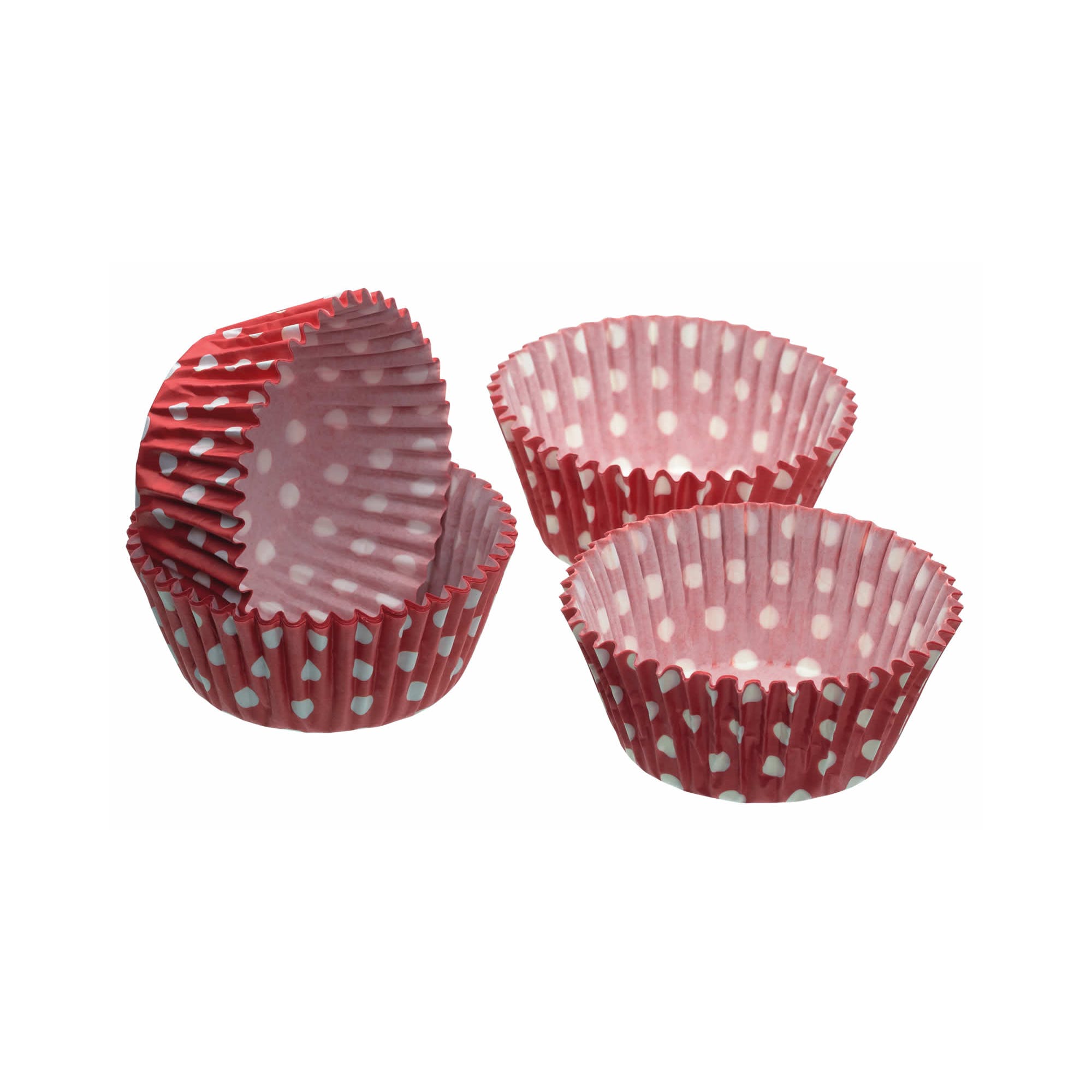 Sweetly Does It 60 Red Polka Dot Cupcake Cases 0829