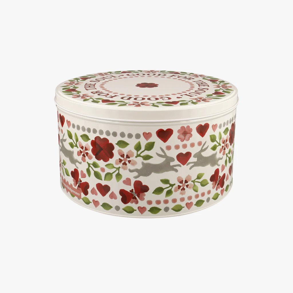 Emma Bridgewater Lovebirds Round Cake Tin Small