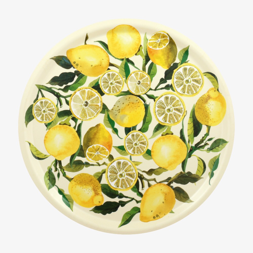 Emma Bridgewater Lemons Round Birch Tray