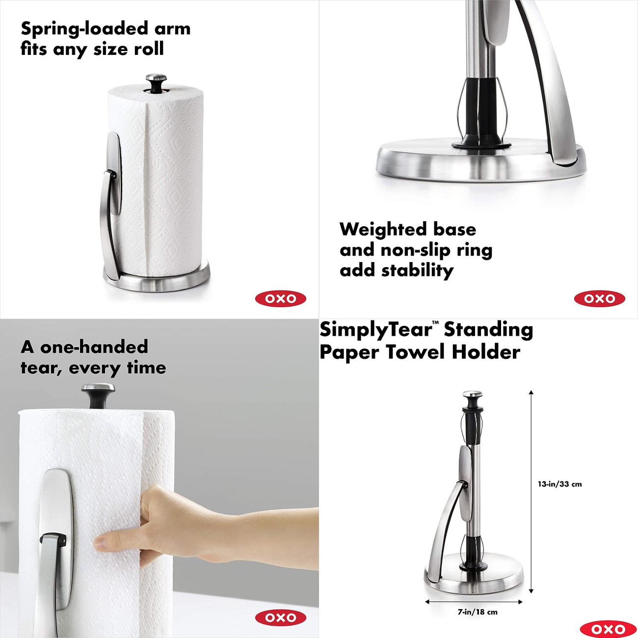 Oxo Good Grips Simplytear™ Paper Towel Holder