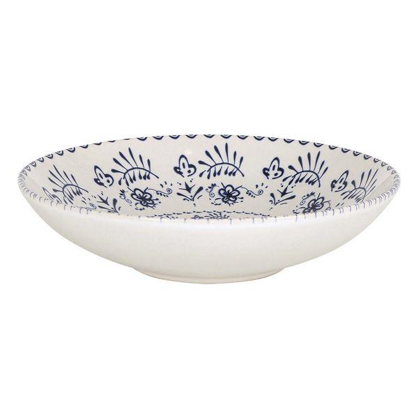 La Mediterránea Soup Plate 21cm Monaco Blue Floral