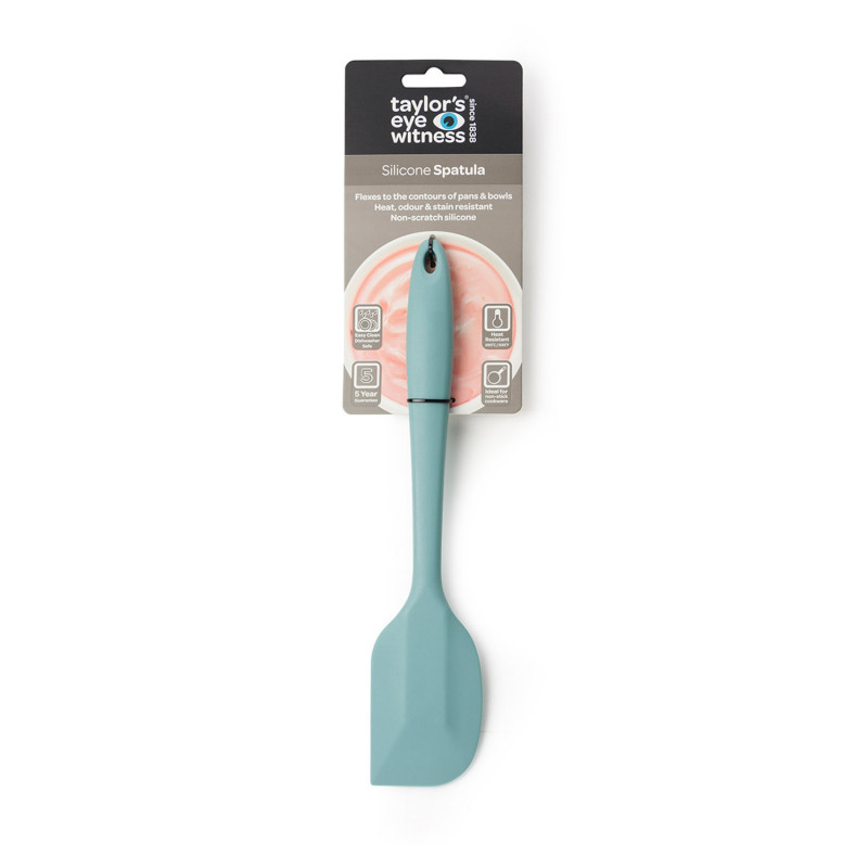 Taylor S Eye Witness Aqua Silicone Spatula